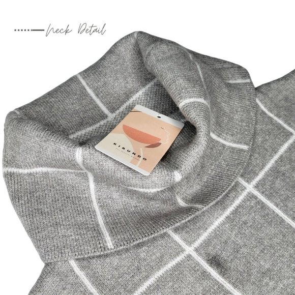 WOMEN’S SWEATER 2023 TRENDY FALL WINTER EXTRA TURTLENECK - Picture 8 of 12